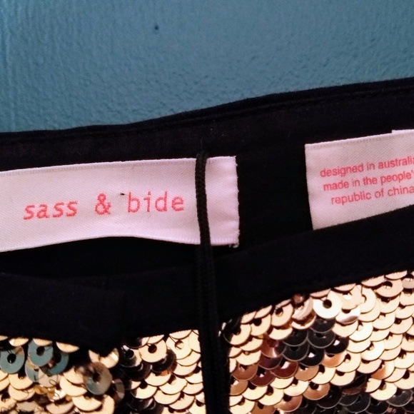 Sass & Bide Vinyl Rendition Sequin Pant - Picture 5 of 5